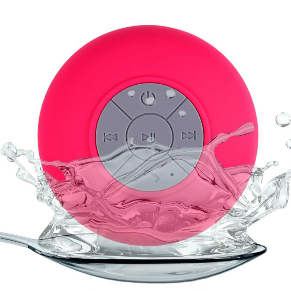 Waterproof Wireless Bluetooth Handsfree Mic Suction Mini Speaker