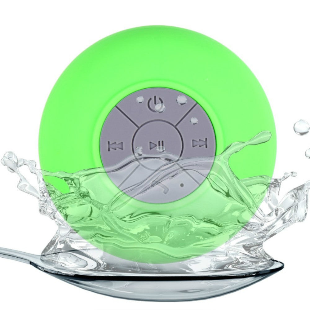 Waterproof Wireless Bluetooth Handsfree Mic Suction Mini Speaker