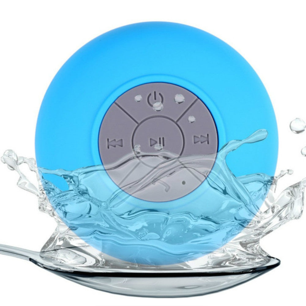 Waterproof Wireless Bluetooth Handsfree Mic Suction Mini Speaker