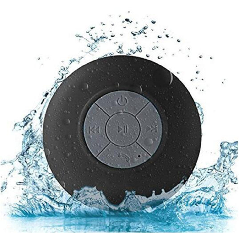 Waterproof Wireless Bluetooth Handsfree Mic Suction Mini Speaker