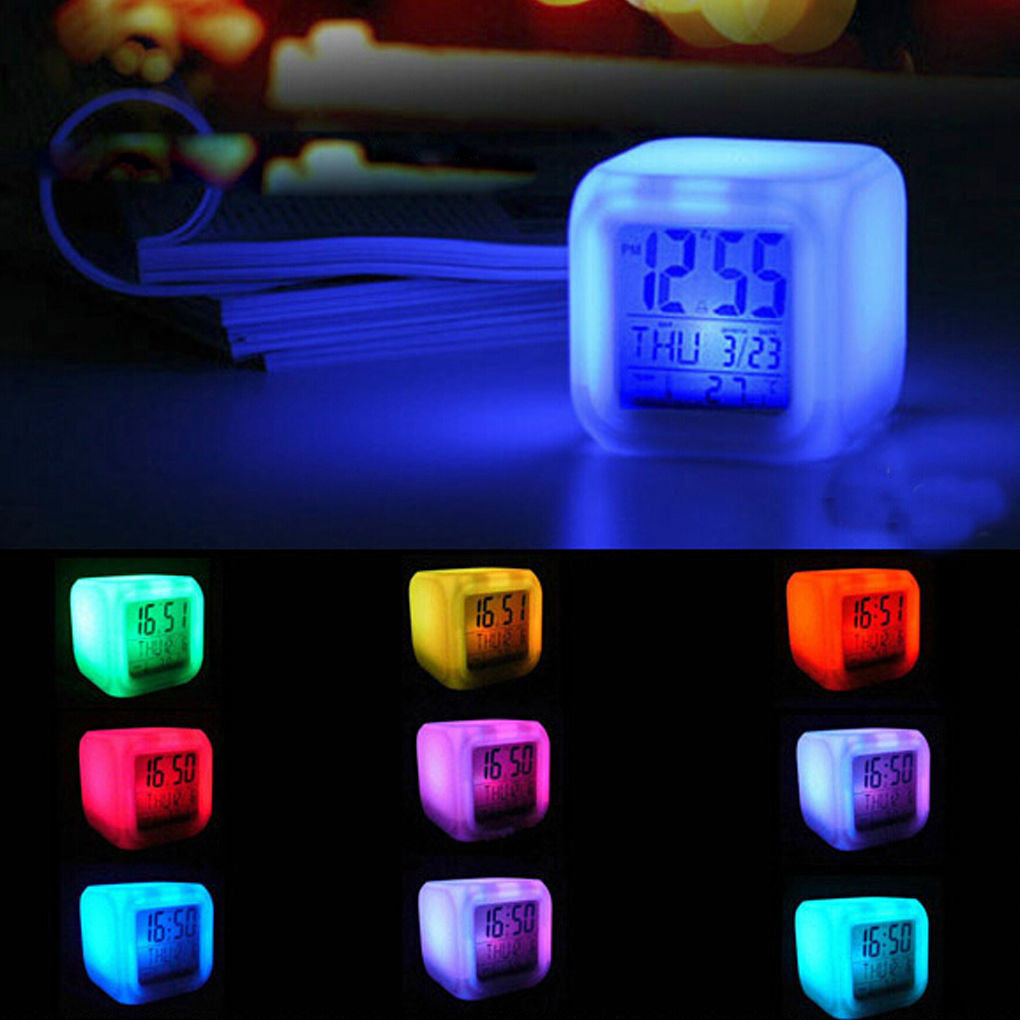 7 Color Digital Alarm Clock