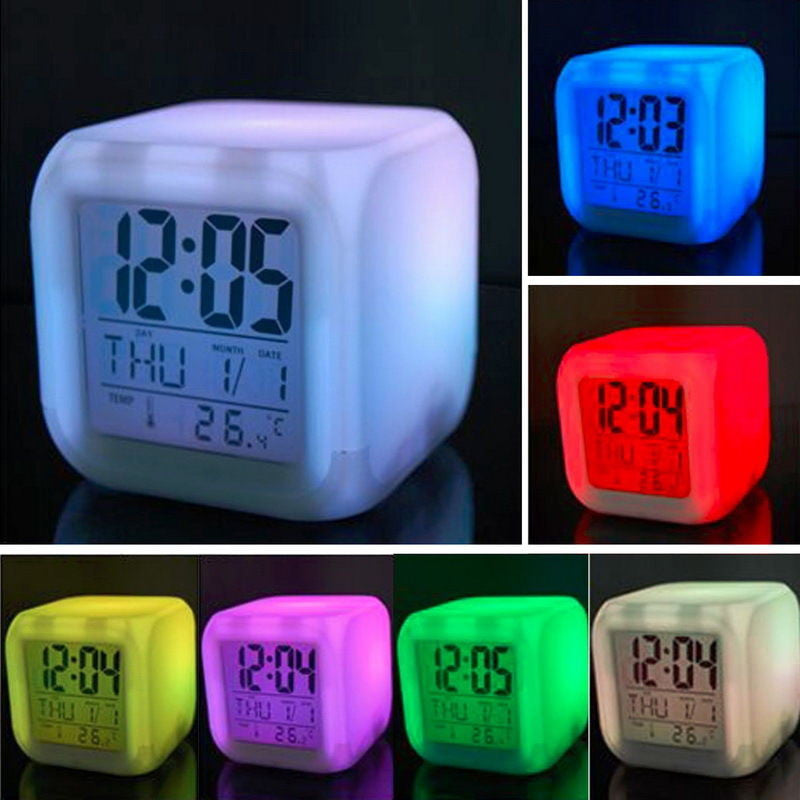 7 Color Digital Alarm Clock