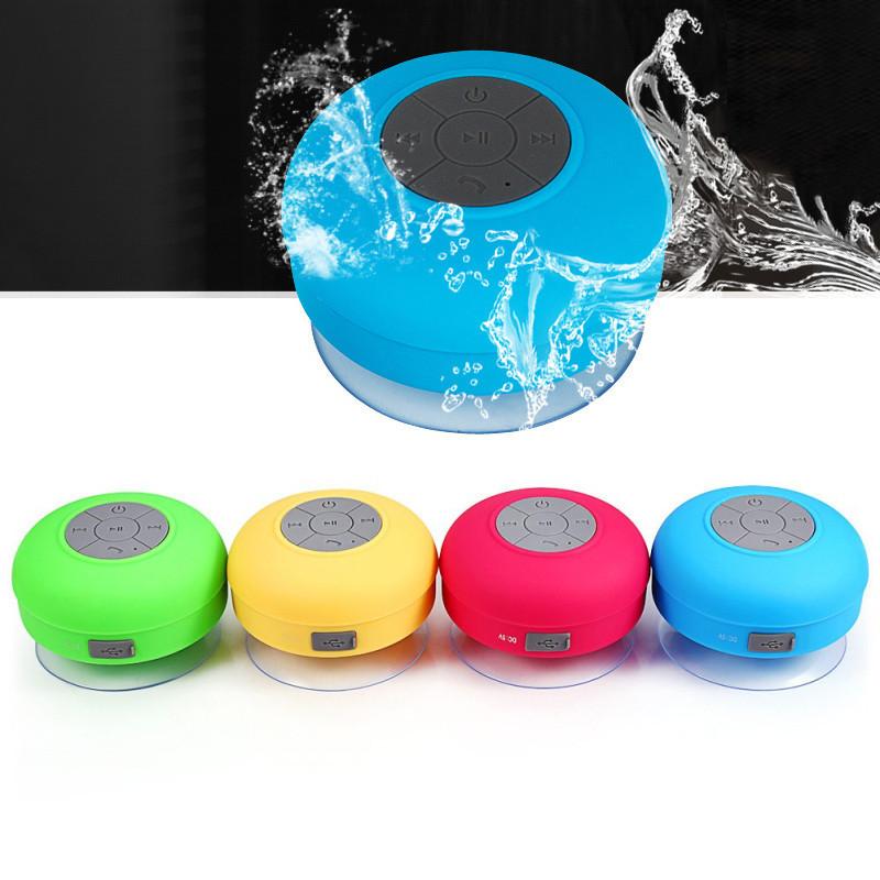 Waterproof Wireless Bluetooth Handsfree Mic Suction Mini Speaker